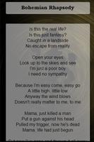 برنامه‌نما Queen Lyrics عکس از صفحه