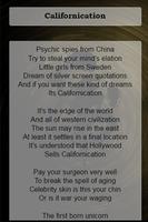 Red Hot Chili Peppers Lyrics 截图 3