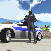 Icona Police Car Driver 3D