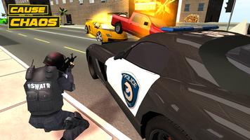 Police Car Chase 3D ảnh chụp màn hình 2