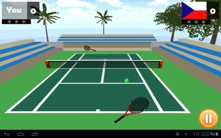 Tennis 3D capture d'écran 1