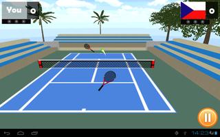 برنامه‌نما Tennis 3D عکس از صفحه