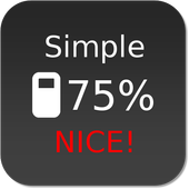 Nice Simple Battery (Widget) icon