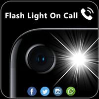 Flashlight on Call & SMS पोस्टर