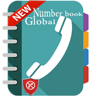 Number Book Global- caller ID-icoon