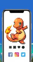 Pokemon Number Coloring - Sandbox Pixel Art скриншот 1