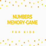 Numbers Memory Game