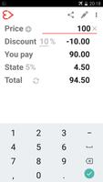 برنامه‌نما Sales Tax Calculator عکس از صفحه