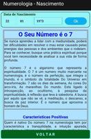 Numerologia - Nascimento capture d'écran 1