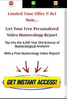 Numerology #Get Free Numerology Reading Report Affiche