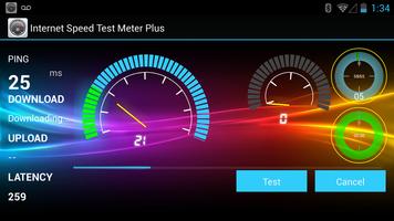 Internet Speed Test Meter Plus تصوير الشاشة 1