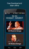 50 50 Nusrat - Rahat Fateh Ali Khan Songs capture d'écran 1