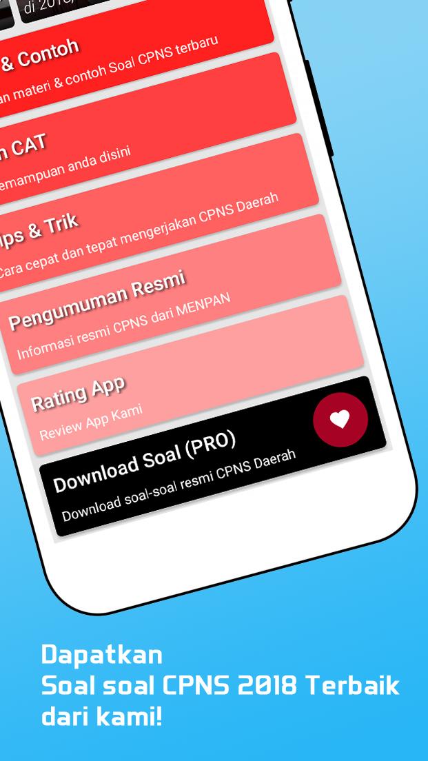 Siap Tes Cpns 2018 Soal Cat Tkd Cpns Terbaru For Android