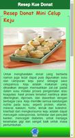 Aneka Resep Donat captura de pantalla 2