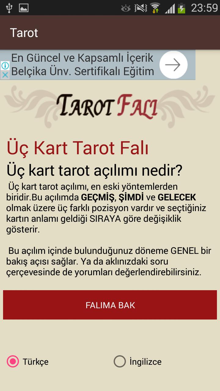 TAROT FALI- 3 Kart Tarot Falı APK for Android Download