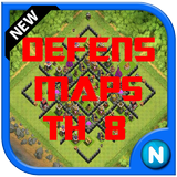 Defense maps coc th 8 2017 icône