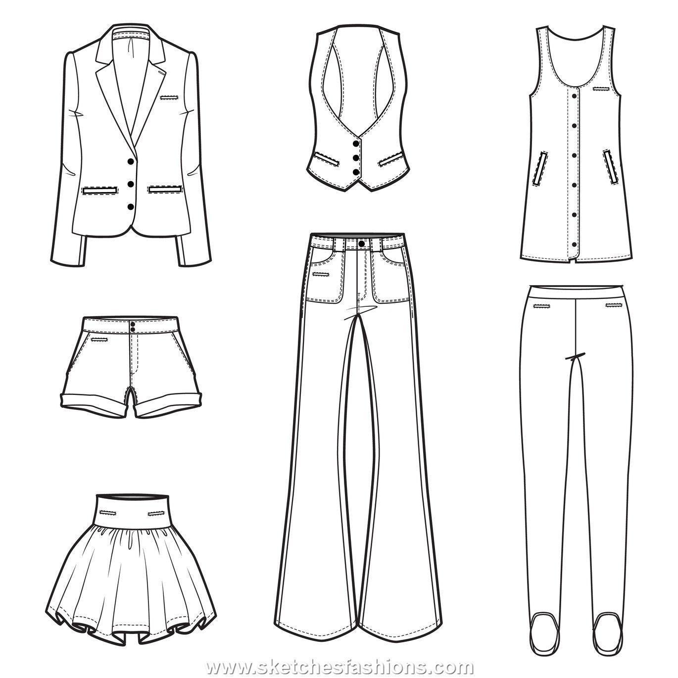  Fashion  Design  Flat  Sketch  HD for Android APK  Download