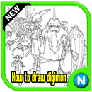 How to draw digimon APK