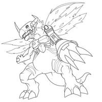 How to draw digimon Affiche