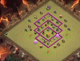 War Base Layouts for COC TH6 capture d'écran 3