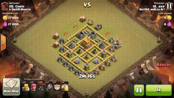 War Base Layouts for COC TH6 Affiche