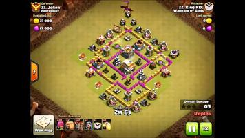 War Base Layouts for COC TH6 capture d'écran 1