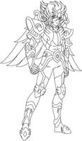 how to draw Saint Seiya captura de pantalla 1