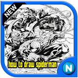 how to draw spiderman icône