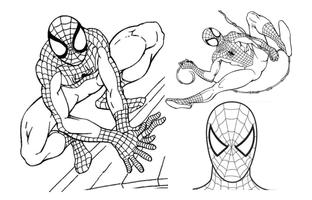 how to draw spiderman capture d'écran 2