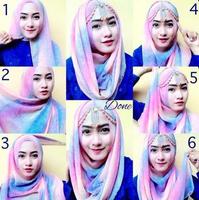 tutorial hijab pesta 2017 captura de pantalla 1