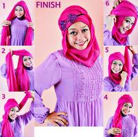 tutorial hijab pesta 2017 اسکرین شاٹ 2