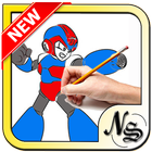 How to Draw Mega Man آئیکن
