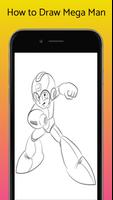 How to Draw Mega Man پوسٹر