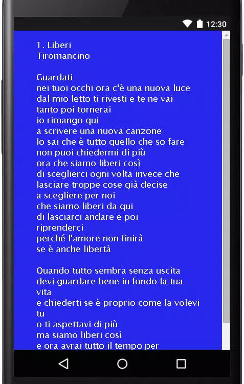 Tiromancino Testo for Android - APK Download