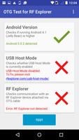 OTG Test For RF Explorer تصوير الشاشة 1