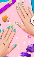 Beautiful Nails Art Girls Game Affiche