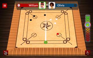 Carrom Multiplayer 2.0 - Carrom Board Game 3D imagem de tela 2