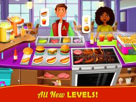 美食广场烹饪游戏 - 疯狂厨师的餐厅 截图 2