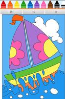 Coloring Book : Ship ภาพหน้าจอ 2