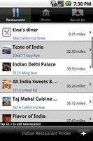 Indian Restaurant Finder World Affiche