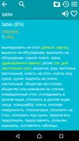 برنامه‌نما English-Russian Dictionary عکس از صفحه