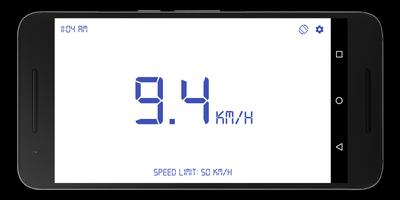 GPS Speedometer, Distance Meter Poster