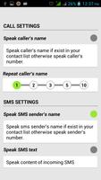 برنامه‌نما Caller And SMS Announcer عکس از صفحه