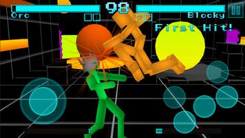 Stickman Fighting Neon Warrior screenshot 2
