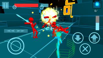 Stickman Neon Gun Warriors captura de pantalla 3