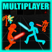 Stickman Neon Warrior Multiplayer icon