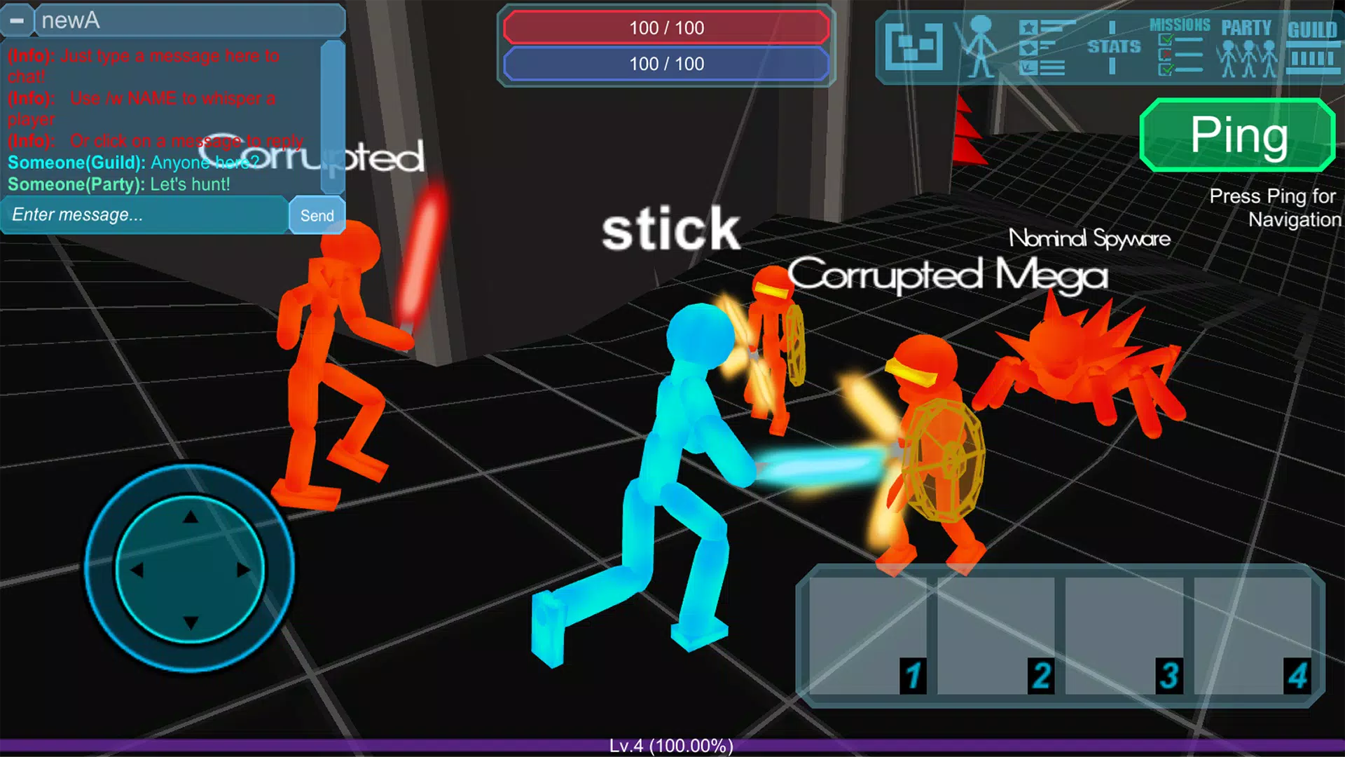 Stickman Fighting Neon Warriors - Download & Play for Free Here