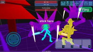 Stickman Neon Warrior Multiplayer capture d'écran 1
