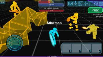 Stickman Neon Warrior Multiplayer capture d'écran 2