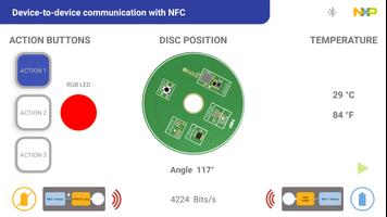 NFC Device to device communica ポスター